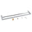 RUSHY Chrome Double Towel Rail 800mm