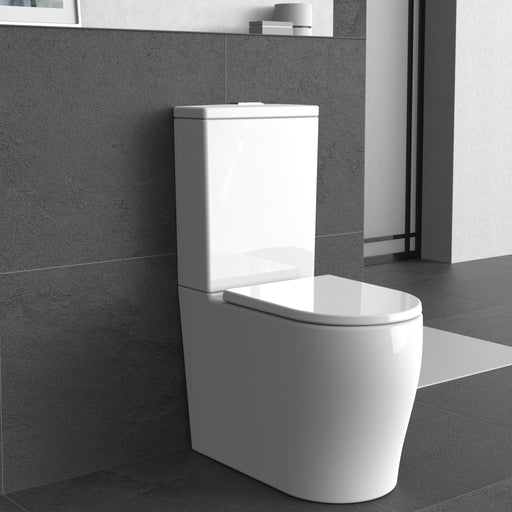 Zeus Rimless Tornado Toilet Suite