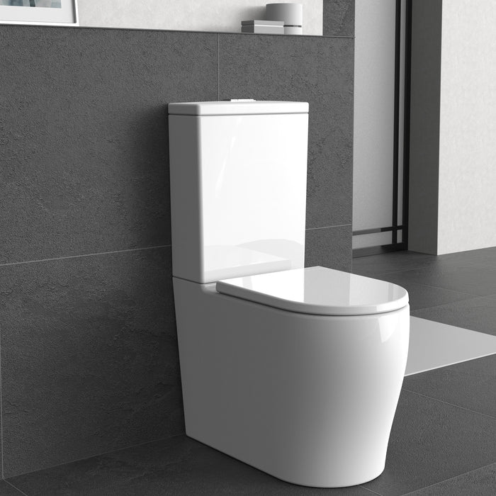 Zeus Rimless Tornado Toilet Suite