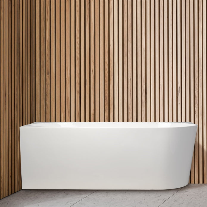 Auris Corner Back to Wall Bathtub