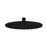 Brass Round Shower Head 250mm - Matte Black