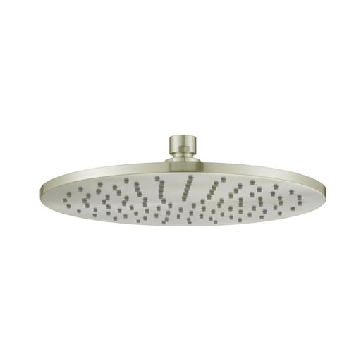 Brass Round Shower Head 250mm - Brushed Nickel