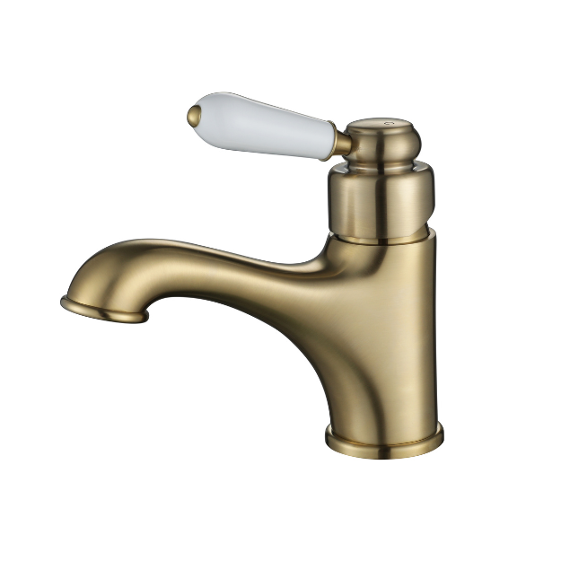 Bordeaux Basin Mixer - Brushed Bronze