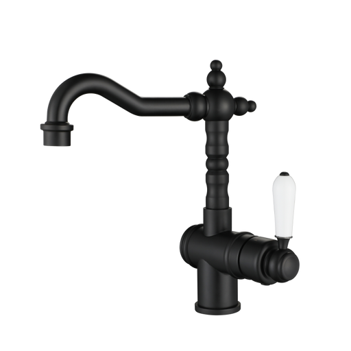 Bordeaux High Rise Basin Mixer - Matte Black