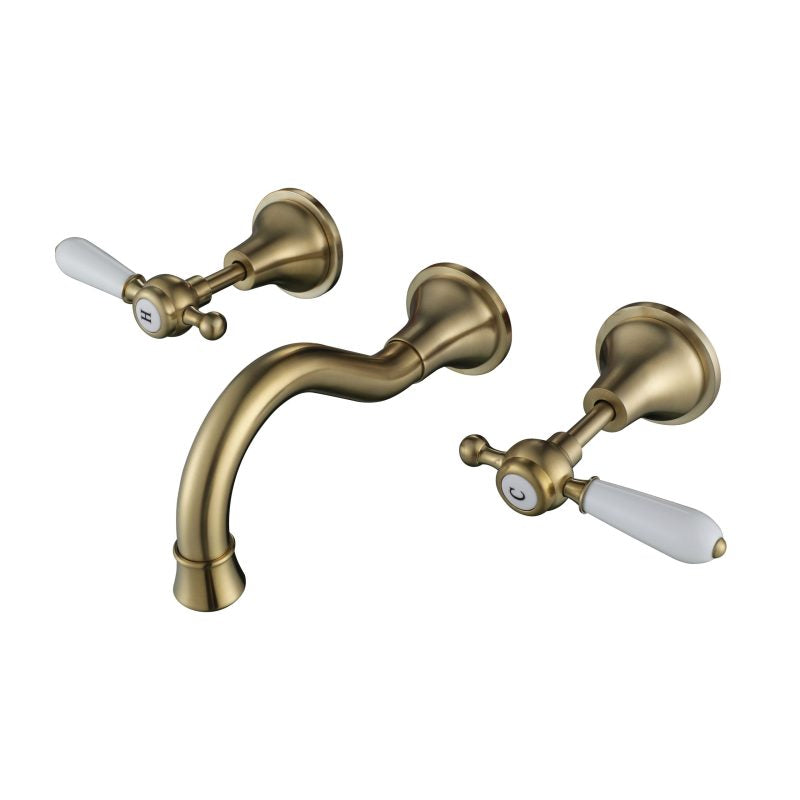 Bordeaux Wall Spa & Sink Set - Brushed Bronze