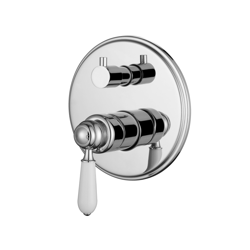 Bordeaux Shower Diverter Mixer - Chrome