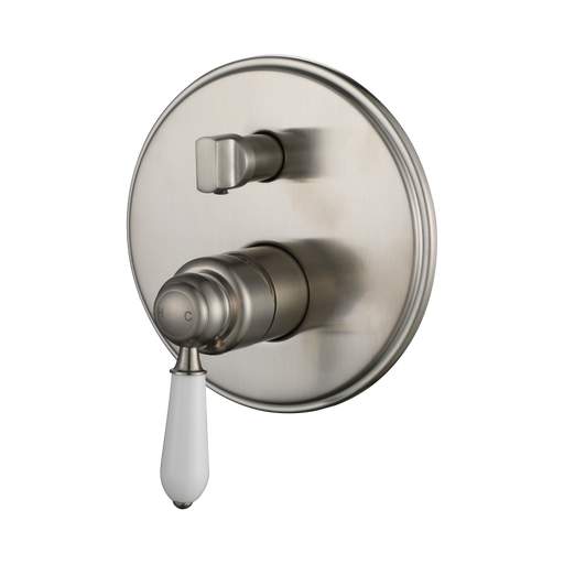 Bordeaux Shower Diverter Mixer - Brushed Nickel