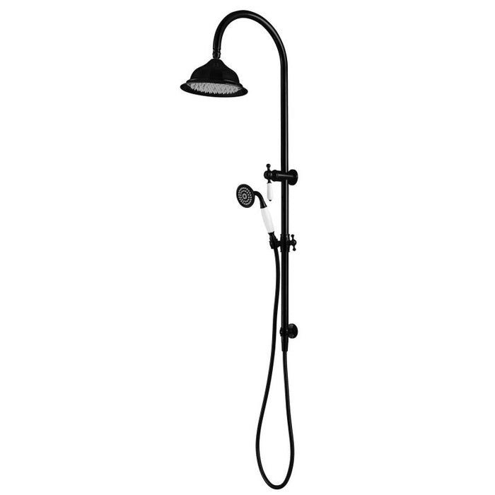 Bordeaux Shower Column Set - Matte Black