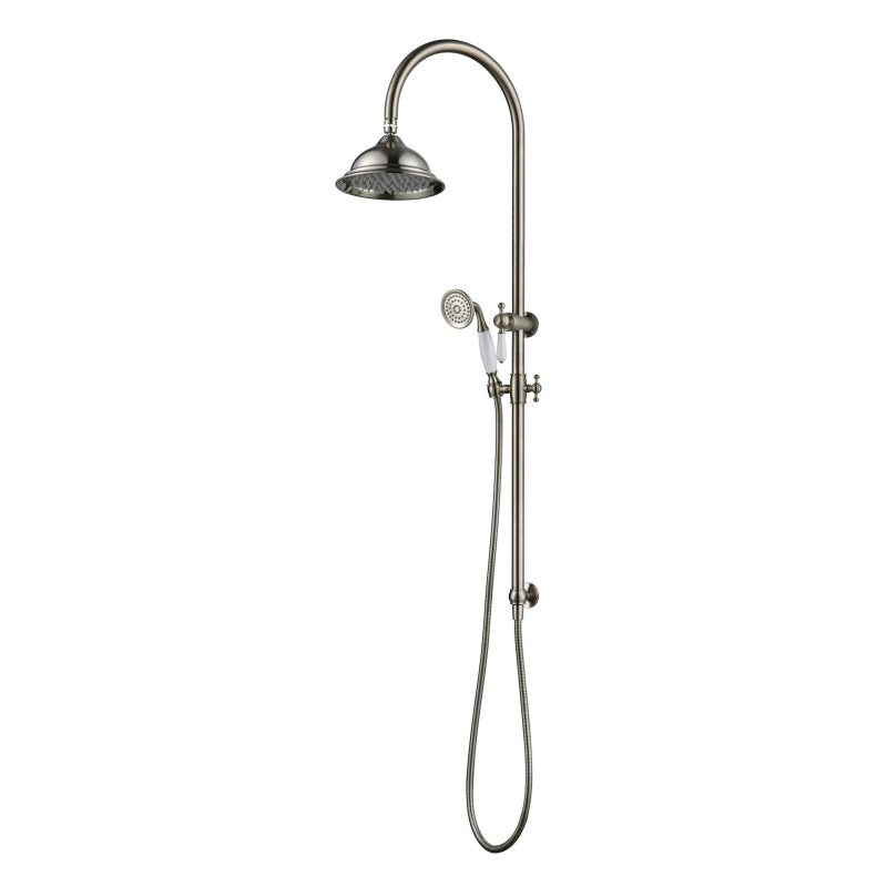 Bordeaux Shower Column Set - Brushed Nickel