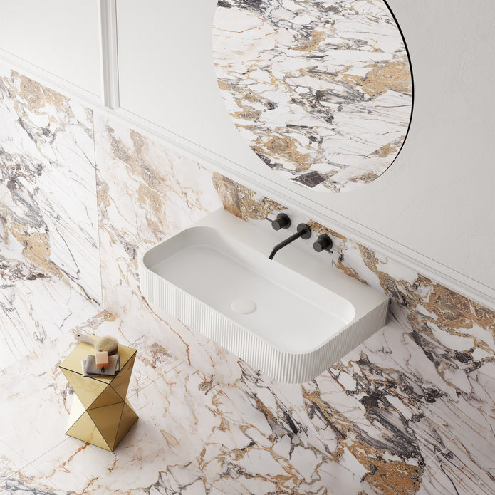 V-Groove Wall Hung Basin