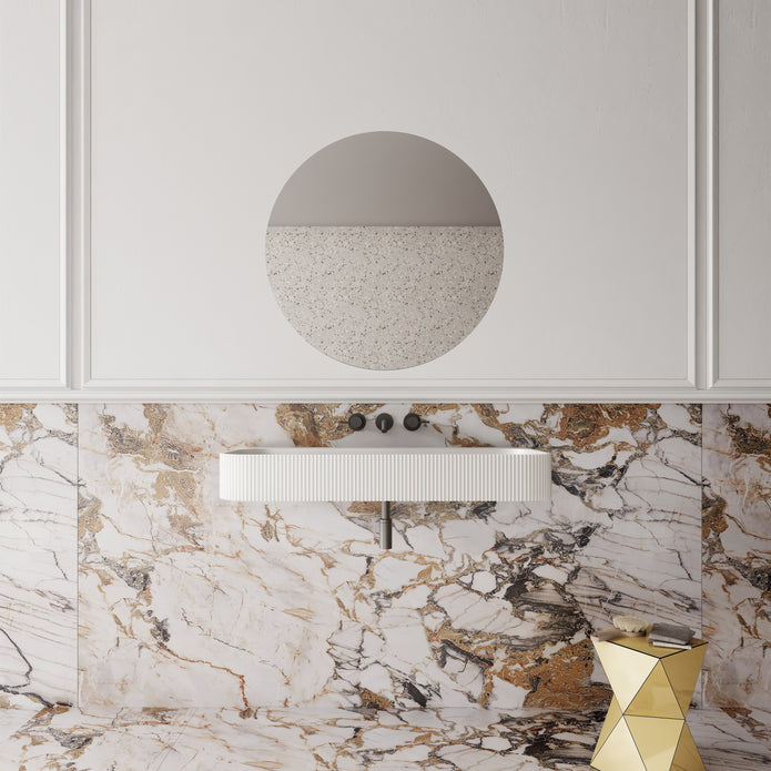 V-Groove Wall Hung Basin