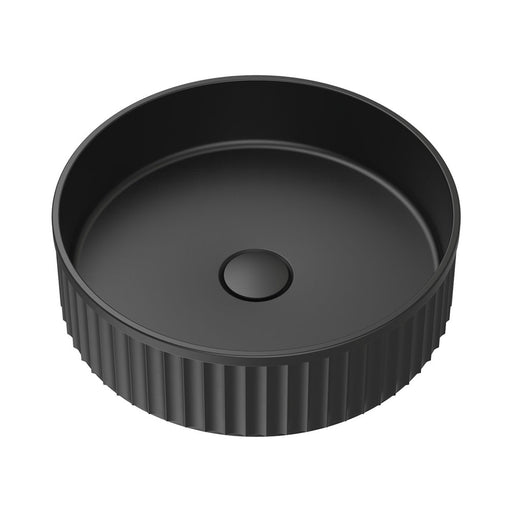 Minka Round Solid Surface Above Counter Basin - Matte Black