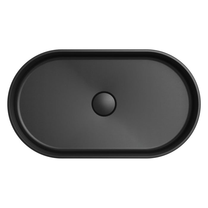 Minka Pill Solid Surface Above Counter Basin - Matte Black