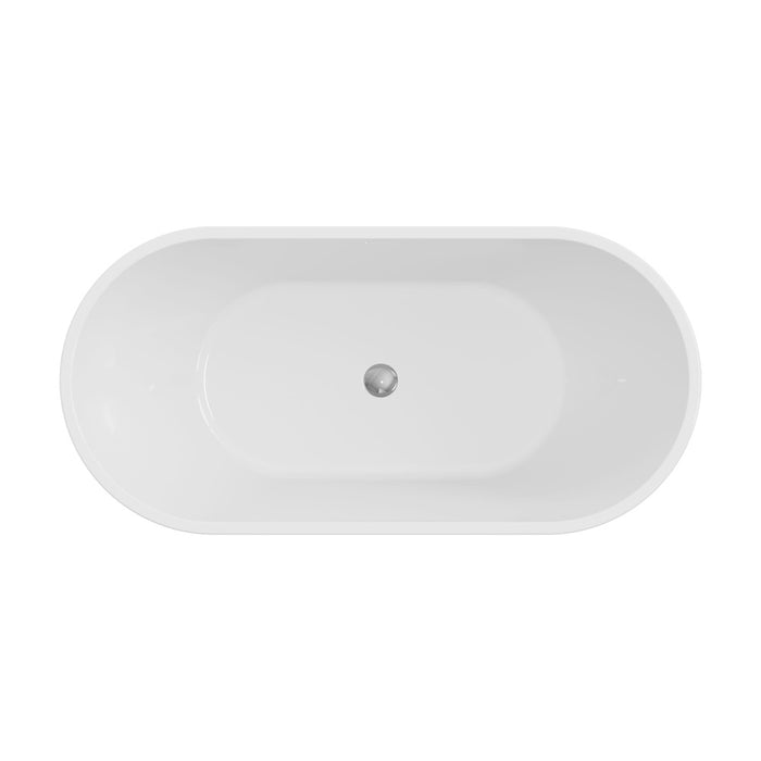 Koko Freestanding Acrylic Bath - Gloss White