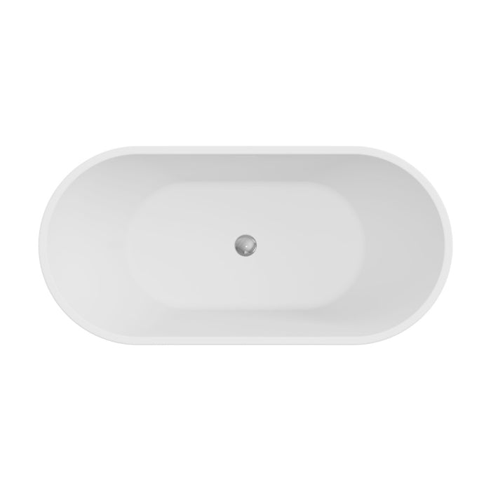 Koko Freestanding Acrylic Bath - Matte White