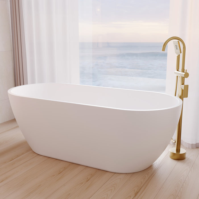 Koko Freestanding Acrylic Bath - Matte White