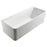 Delta Back-To-Wall Acrylic Bath - Gloss White