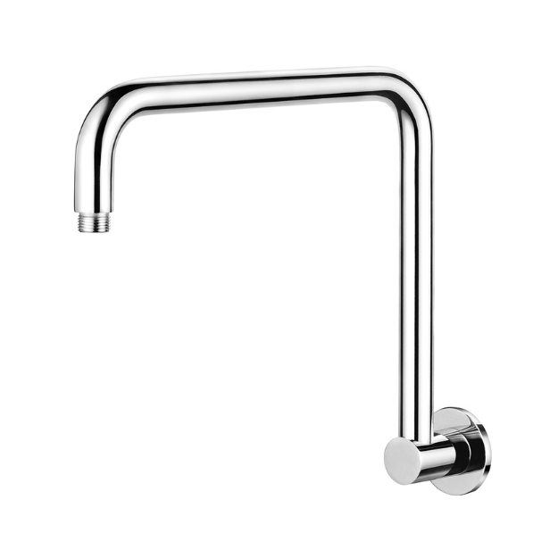 Round High Rise Shower Arm - Chrome