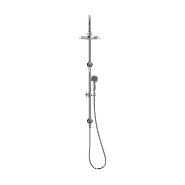 Harrington Combination Shower Rail Set - Brushed Nickel