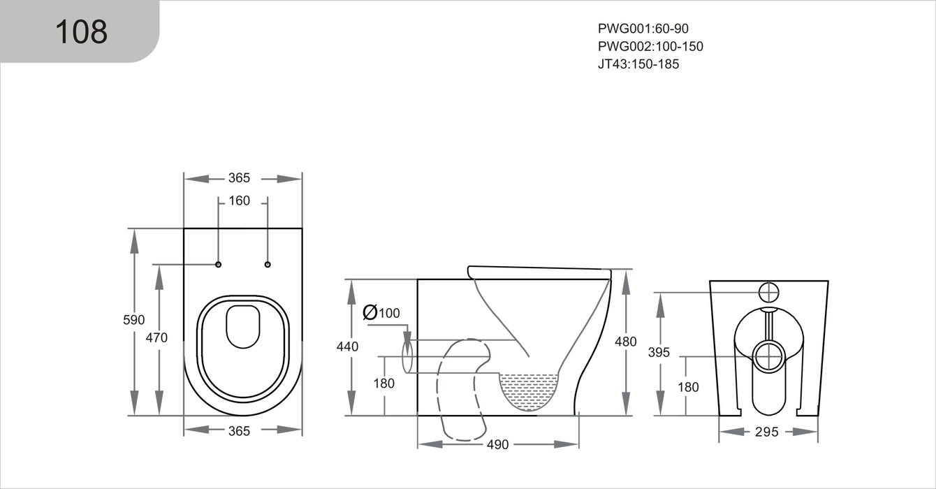 Zeus Tornado Rimless Wall Faced Floor Pan