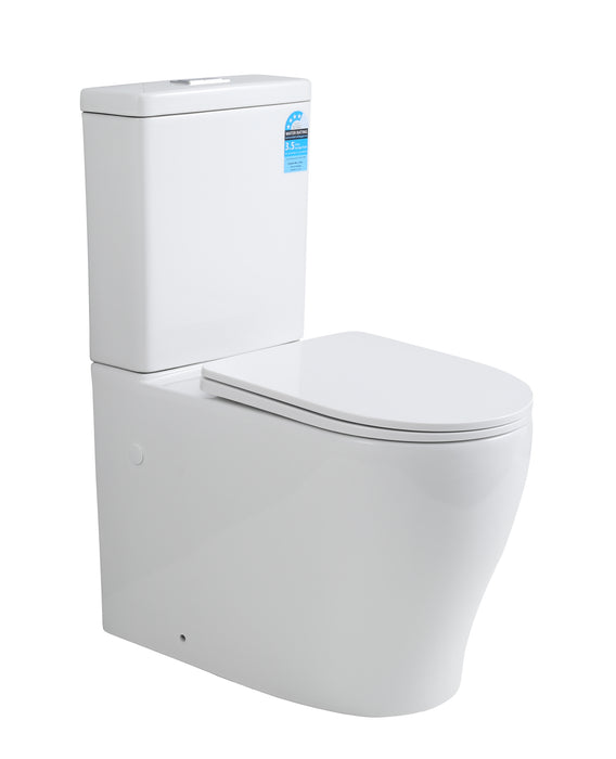 Zeus Rimless Tornado Toilet Suite