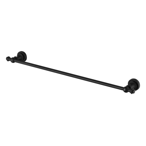 Medoc 600mm Single Towel Rail - Matte Black