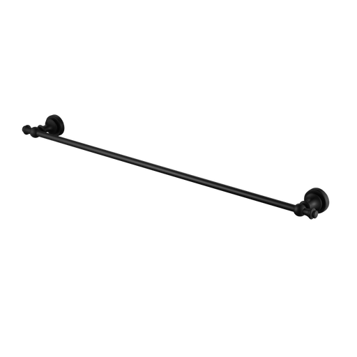 Medoc 750mm Single Towel Rail - Matte Black