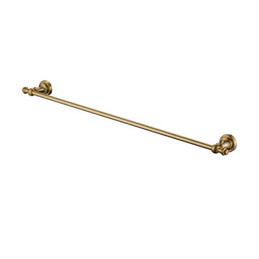 Medoc 750mm Single Towel Rail - Brushed Bronze