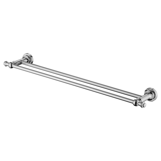 Medoc 600mm Double Towel Rail - Chrome