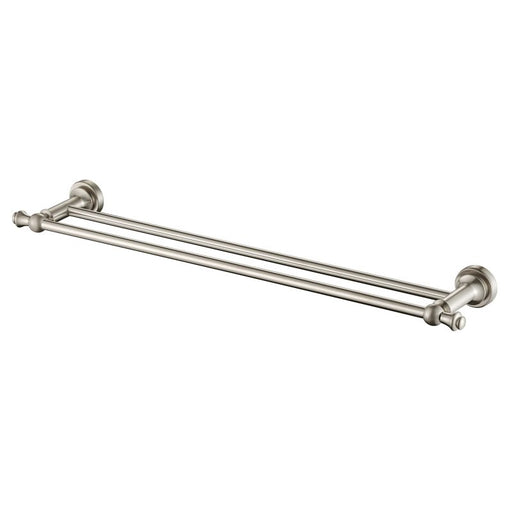 Medoc 600mm Double Towel Rail - Brushed Nickel