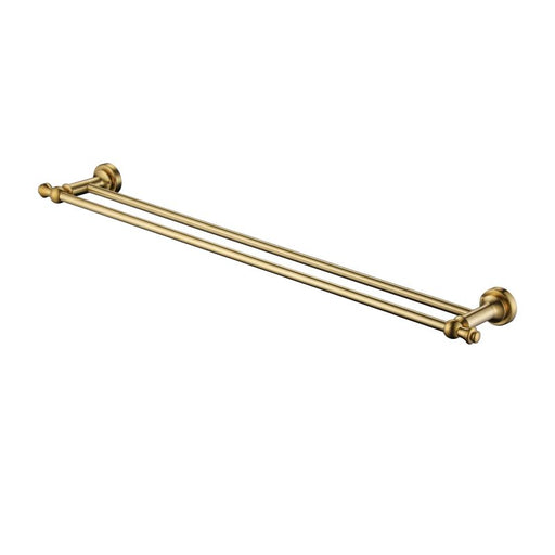 Medoc 750mm Double Towel Rail - Brushed Bronze