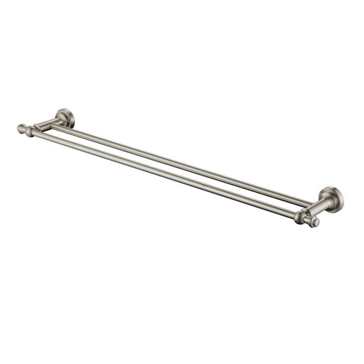 Medoc 750mm Double Towel Rail - Brushed Nickel