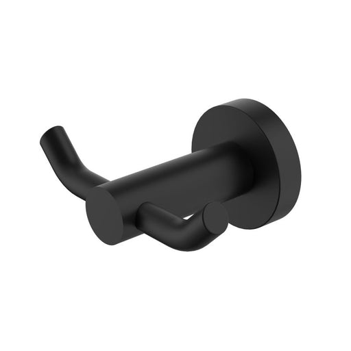 Mirage Double Robe Hook - Matte Black