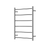 Mirage 6 Bar Heated Towel Rail – Brushed Nickel