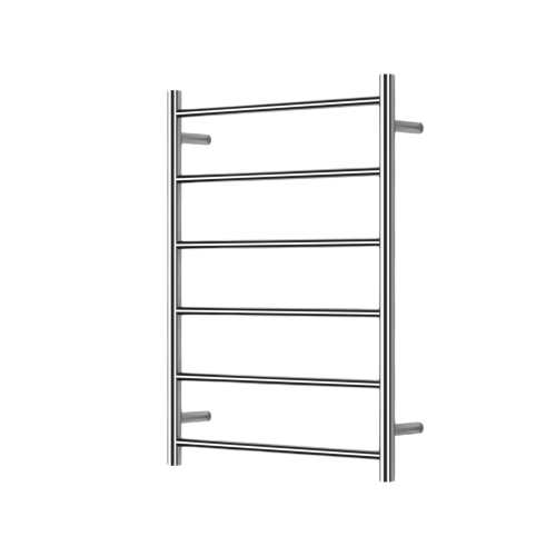 Mirage 6 Bar Heated Towel Rail – Brushed Nickel