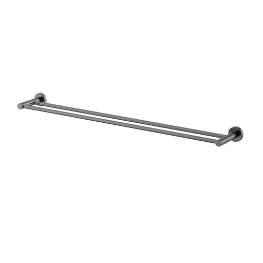 Mirage 750mm Double Towel Rail - Gun Metal