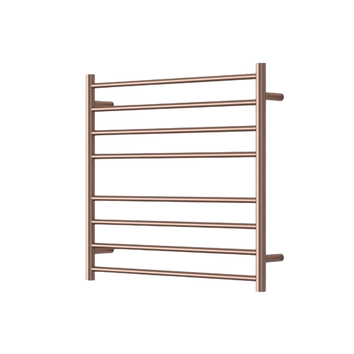 Mirage 8 Bar Wide Heated Towel Rail – Champagne