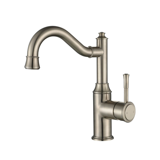 Montpellier Shepherd’s Crook High Rise Basin Mixer - Brushed Nickel