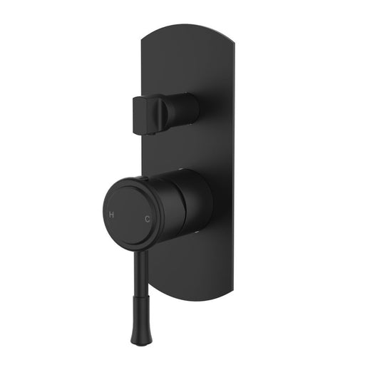 Montpellier Shower Diverter Mixer - Matte Black