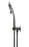 Round Hand Shower On Swivel Bracket - Shadow Gunmetal