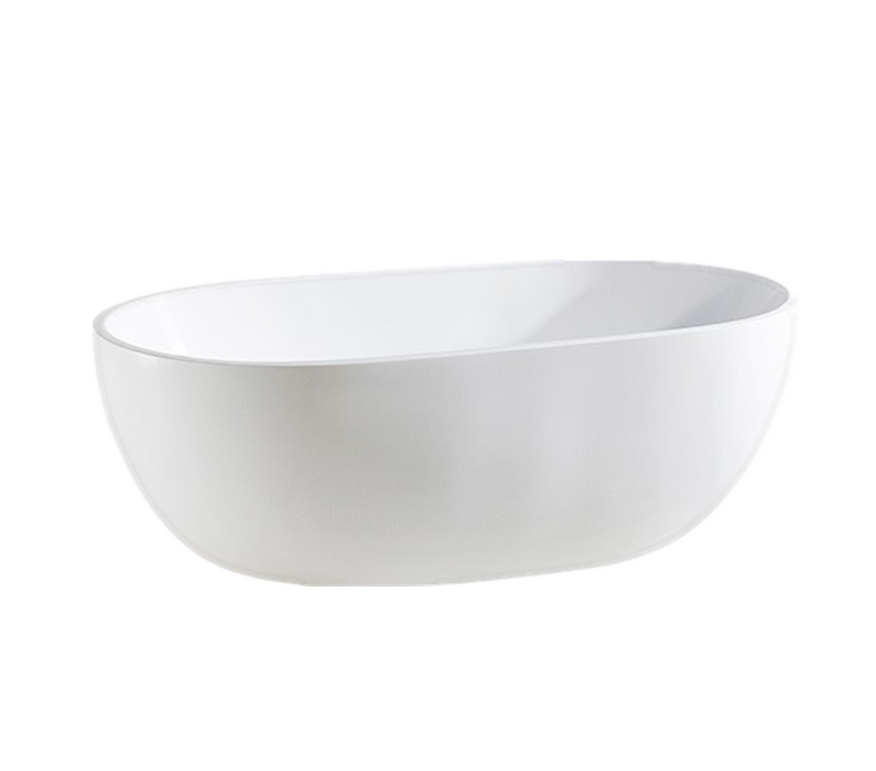 Olivia 1500mm Matte White Bath