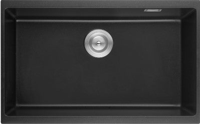 Quartz Top/Undermount Kitchen Sink - 810mm Matte Black