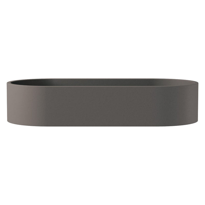 Jada Pill Concrete Above Counter Basin - Warm Grey