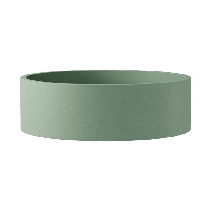 Jada Round Concrete Above Counter Basin - Sage