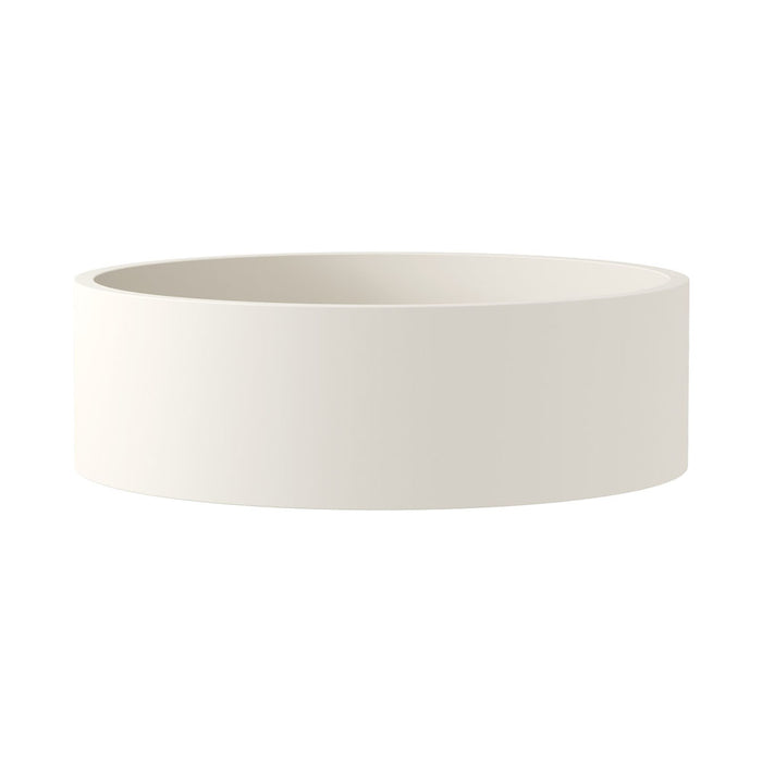 Jada Round Concrete Above Counter Basin - Warm White