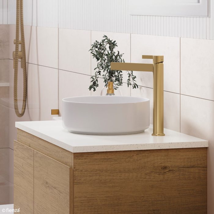 Reba Mini Above Counter Basin -  Gloss White