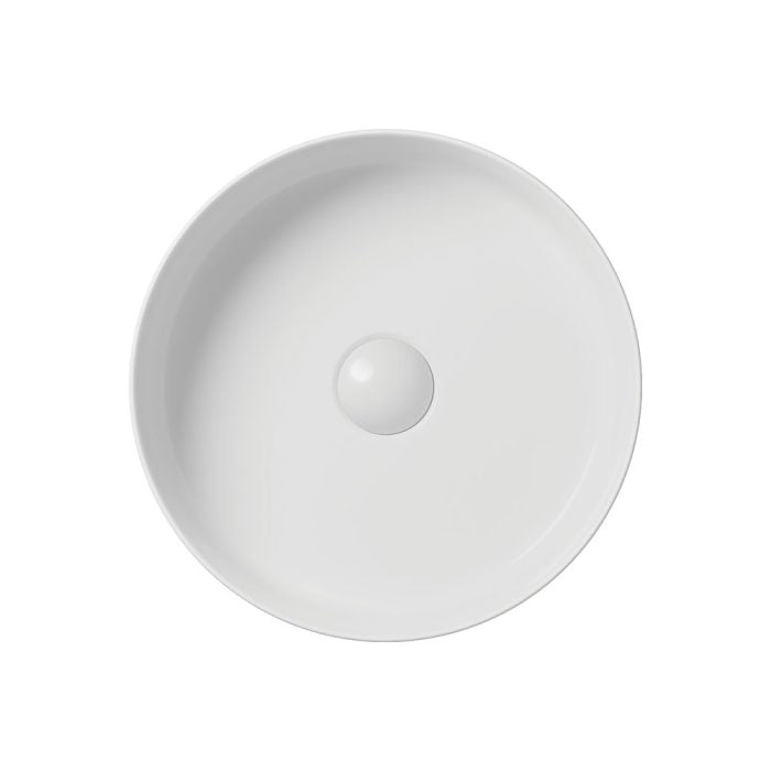 Reba Mini Above Counter Basin -  Gloss White