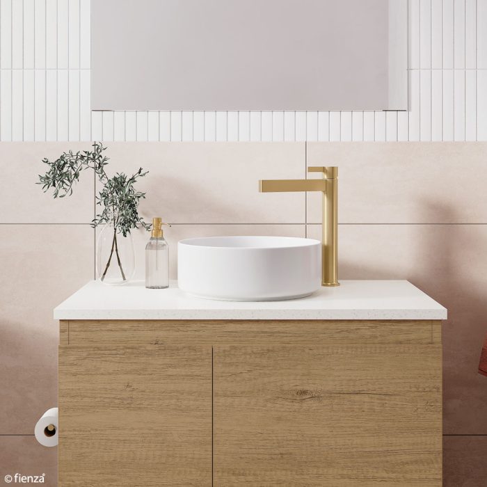 Reba Mini Above Counter Basin -  Gloss White