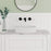 Eleanor Arch Above Counter Fluted Basin - Gloss White