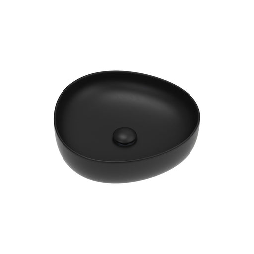 Pebble Small Above Counter Basin - Matte Black